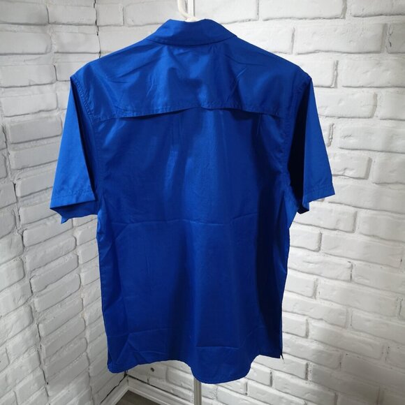 Tallwoods Element Wear Men's Size Medium Royal Blue Short Sleeves Shirt - Picture 2 of 9